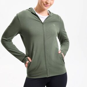 Solbari Summer Essential Hooded Zip Top UPF 50 Size M